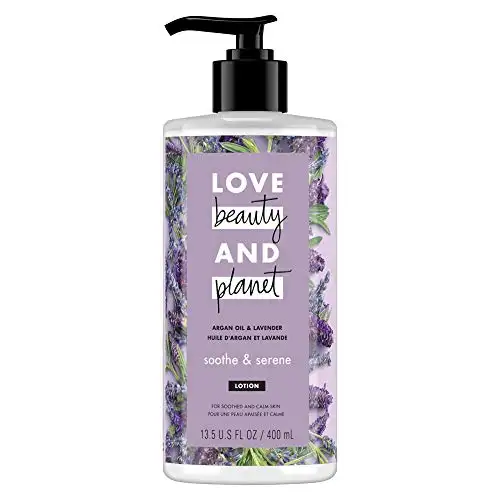 Love Beauty And Planet Body Lotion Argan Oil and Lavender 13.5 oz