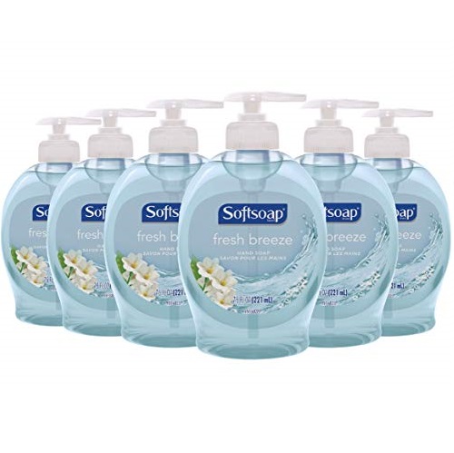 补货了！史低价！Softsoap 抗菌洗手液，7.5 oz/瓶，共6瓶,