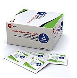 Dynarex 酒精清洁消毒棉片， 200片