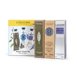 L'Occitane ($72 Value) L'Occitane Happy Hands Hand Lotions Kit, 6 Pc Gift Set