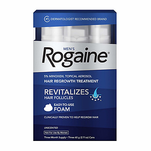 Rogaine 男士落健生发泡沫季度疗程 3月用量