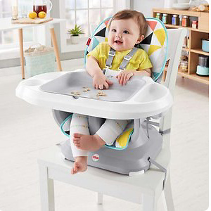 Fisher-Price SpaceSaver Adjustable High Chair, Windmill