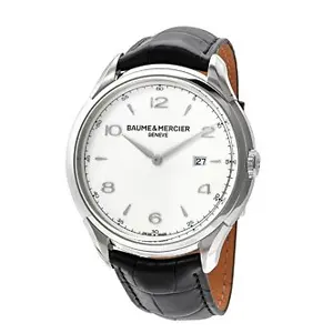 BAUME ET MERCIER Clifton Date Silver Dial 45 mm Men's Watch