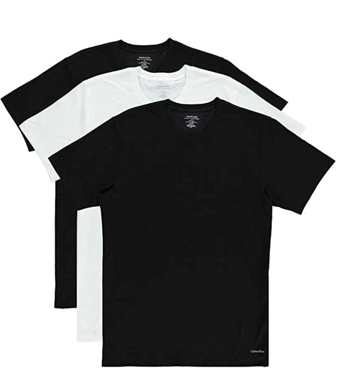 calvinklein男士纯棉t恤3件装m码