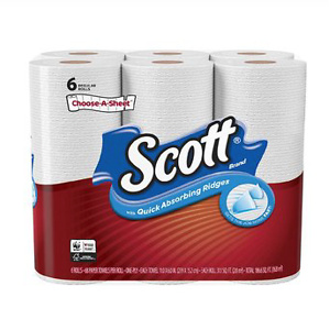 Scott Paper Towels Choose-A-Sheet Regular Rolls