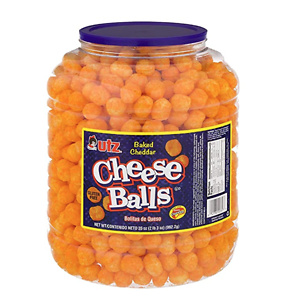 Utz Cheese Balls – 35 Ounce Barrel 