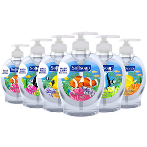 Softsoap Liquid Hand Soap, Aquarium - 7.5 Fl Oz (Pack of 6)