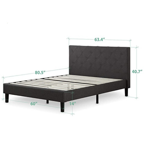 Zinus Shalini Upholstered Platform Bed
