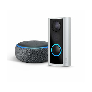 Ring Peephole Cam with Echo Dot (3rd Gen) - Charcoal