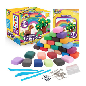 Creative Kids Air Dry Clay Modeling Crafts Kit