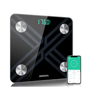 Body Fat Scale, HAWANA Large Size 28x28cm Digital Body Weight Scale