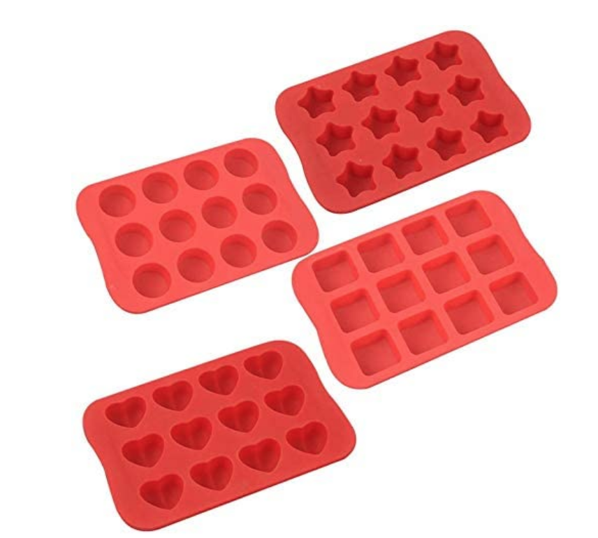 COLIBROX 巧克力冰块糖果模具4件套