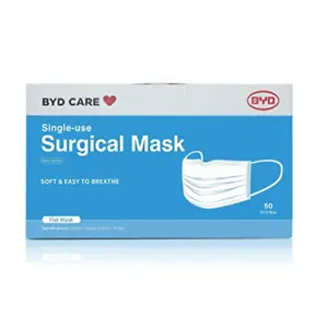 BYD CARE Single Use Disposable 3-Ply Surgical Mask