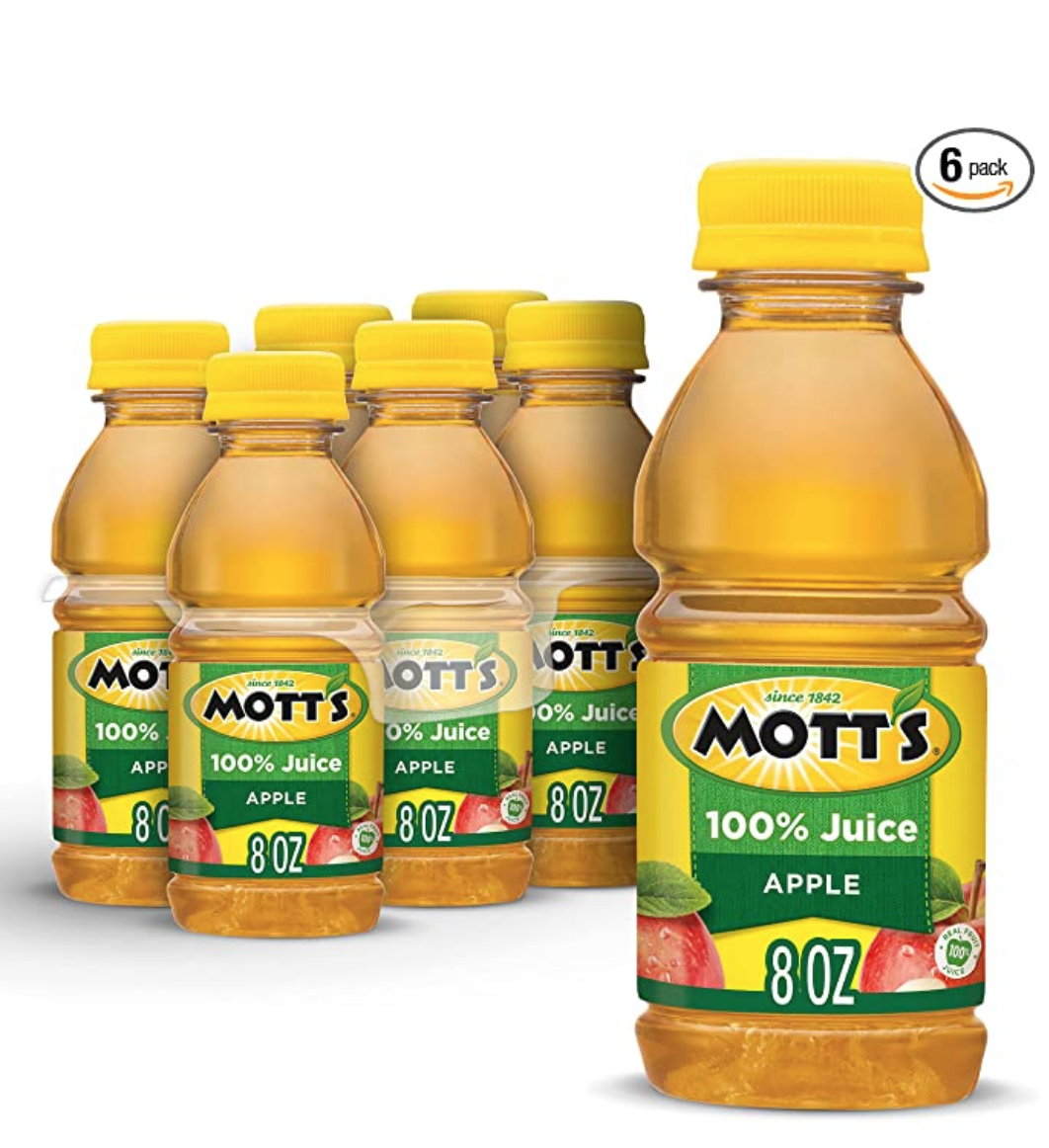 Mott's 100%原味苹果汁 8oz 6瓶