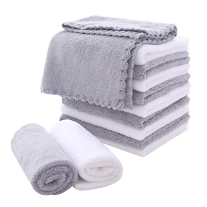 MoonQueen 超软珊瑚绒纤维快干洗脸小毛巾