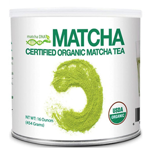 MATCHA DNA 有机抹茶粉罐装促销 16oz