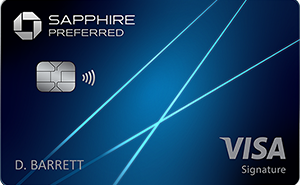 Chase Sapphire Preferred<span style="vertical-align: super; font-size: 12px; font-weight:100;">®</span> Card