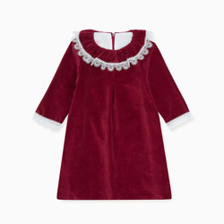 Burgundy Arjona Girl Dress