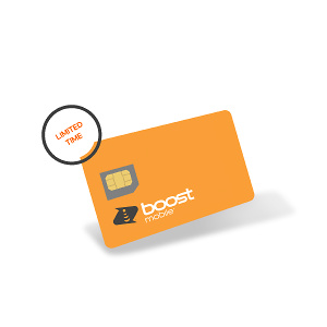 Boost Mobile：三合一SIM卡套餐享1折