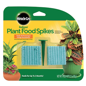 Miracle-Gro Indoor Plant Food Spikes, Includes 48 Spikes