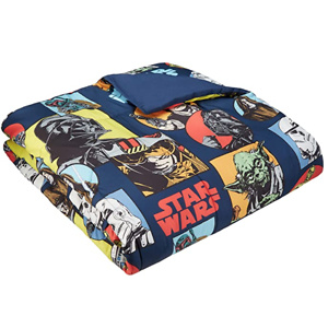 Amazon Basics Star Wars Galactic Grid Full Comforter