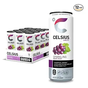 CELSIUS 健身能量饮料 12oz 12罐装