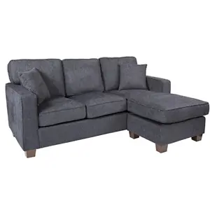 OSP Home Furnishings Russell Reversible Sectional Sofa