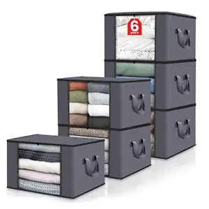 Fab totes 6-Pack Clothes Storage