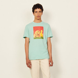 Cotton T-shirt with imagery