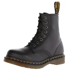 Dr. Martens Womens 1460 W Black Nappa 8 Eye Boot