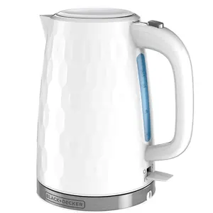 BLACK+DECKER 优雅蜂窝纹电热水壶 1.7L