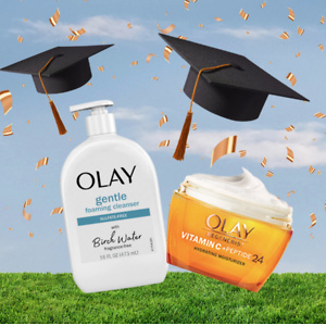 OLAY: Save $8 OFF Cap & Gown Power Couple