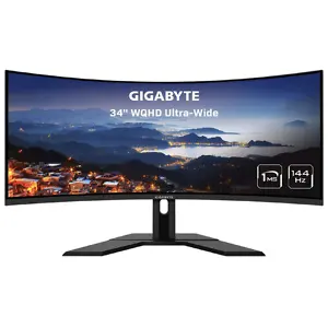 Gigabyte G34WQC 34" 21:9 VA 2K 144Hz 电竞显示器