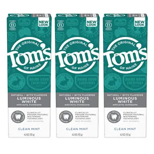 Tom's of Maine 含氟天然亮白牙膏