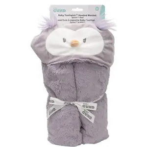 GUND 6059004 Toothpick Owl Hood Baby Blanket