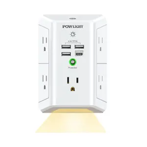 Amazon：夜灯电源插座延长器立享5.7折