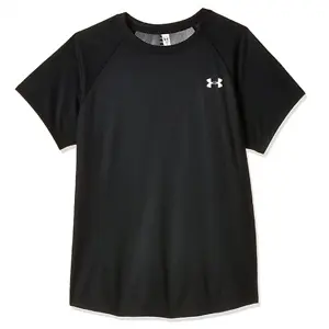 Under Armour 男款运动速干短袖，黑色S码
