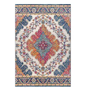 JONATHAN Y Bohemian FLAIR Boho Vintage Medallion Area Rug