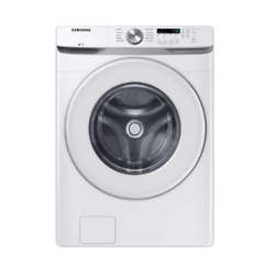 Samsung - 5.2 cu. Ft Front Load Washer in White - WF45T6000AW