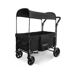  Black W1 Two-Passenger Push/Pull Stroller Wagon