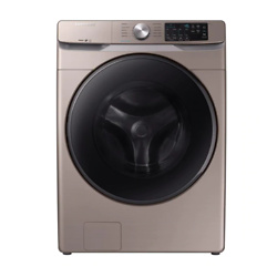 Samsung - 5.2 cu. Ft Front Load Washer in Champagne - WF45R6100AC