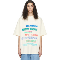 WE11DONE
Off-White Cotton T-Shirt