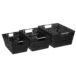 Whitmor 收纳储物篮 3件套 