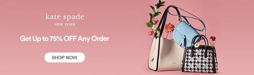 Kate Spade Surprise：Get Up to 75% OFF Any Order