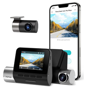 70mai Dash Cam Pro Plus+ A500S, Front and Rear
