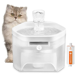 CAT CARE Cat Water Fountain-84oz/2.5L Ultra Quiet Pet Fountain