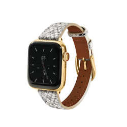 Metallic Snakeskin Printed Band for the Apple Watch
