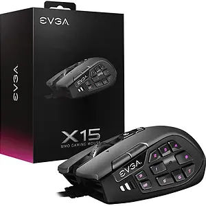 EVGA X15 MMO 8K Wired 16000DPI Gaming Mouse