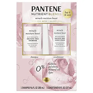 Pantene Nutrient Moisture Boost Rose Water Shampoo & Conditioner Sale