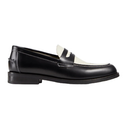 ESQUIRE BLACK X WHITE PENNY LOAFER